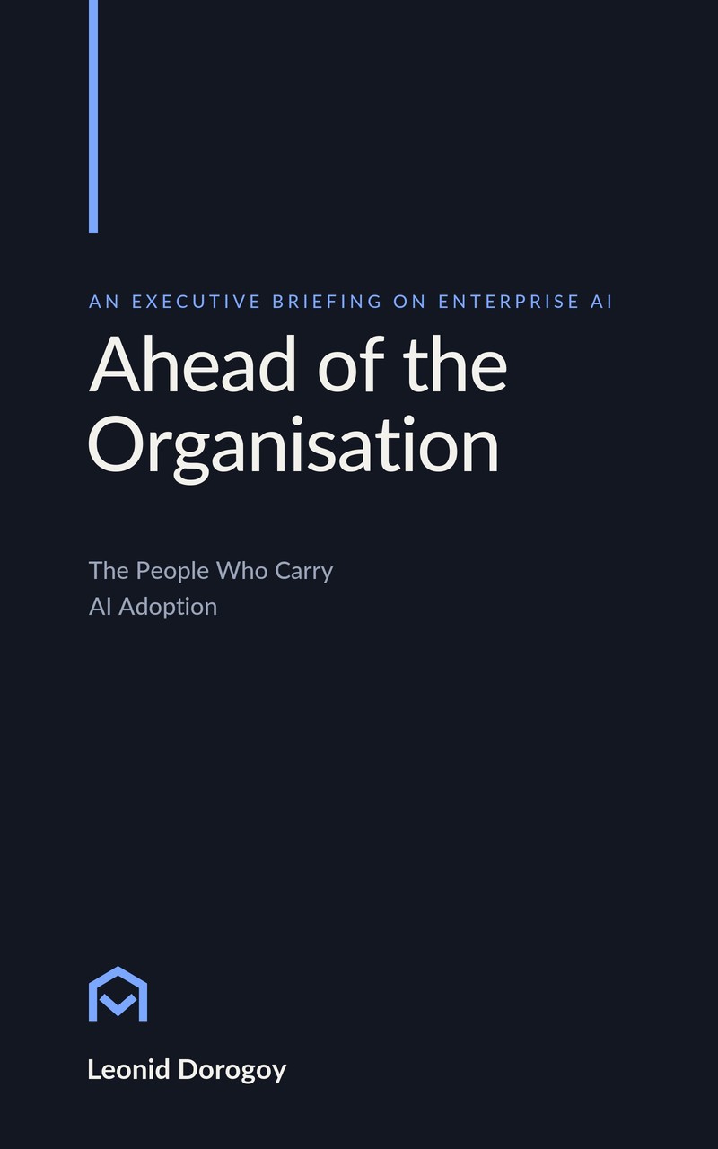Cover of Ahead of the Organisation by Leonid Dorogoy